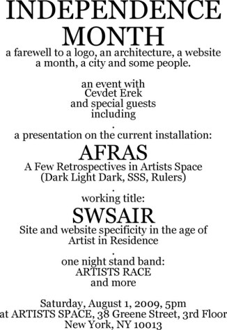 Cevdet Erek Independence